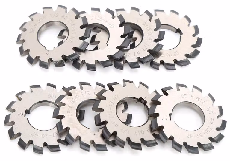 Kit di precisione a 8 pezzi per ingranaggi, progettato per macchine CNC