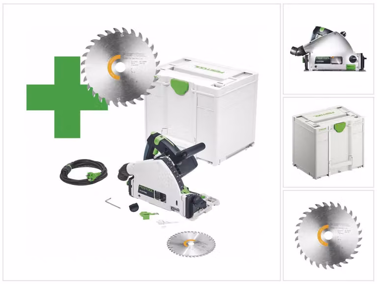 Segatrice a immersione Festool TS 55 F Master Edition 2021 da 1200 W, 160 mm (577035) + lama + Systainer