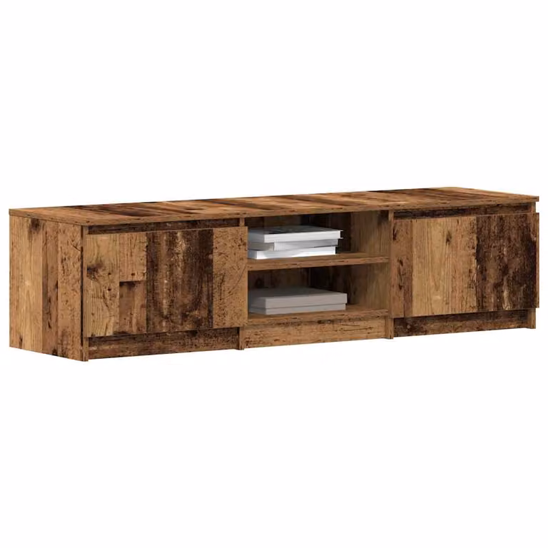 Mobile TV vidaXL in legno stile rustico marrone L 140 x P 40 x H 36 cm
