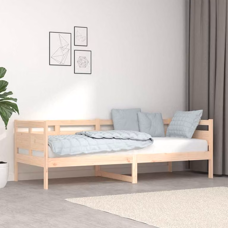 vidaXL Dormeuse in Legno Massello di Pino Rustico, L/P/H: 200 x 80 x 66 cm