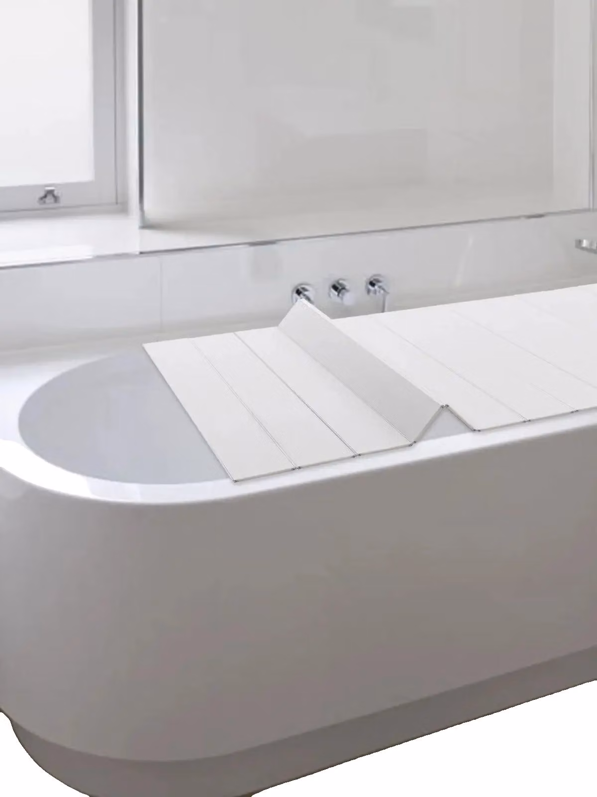 Coprivasca pieghevole, PVC impermeabile, resistente alle temperature, bianco