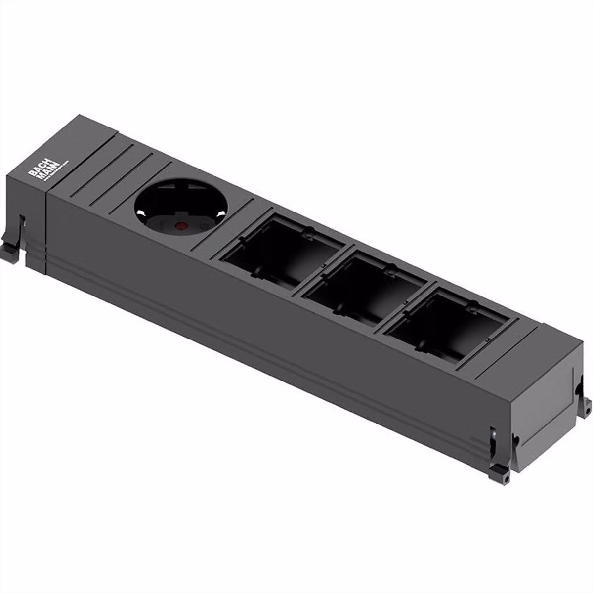 BACHMANN POWER FRAME Medio 1x contatto di terra 3x ABD, plastica
