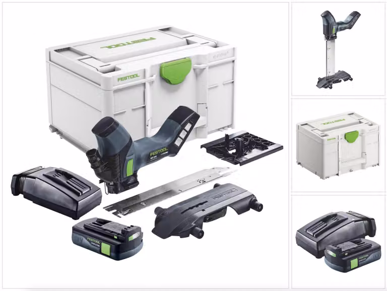Seghetto a batteria Festool ISC 240 EB-Basic 18 V 240 mm + 1x batteria 3,0 Ah + caricabatterie + Systainer