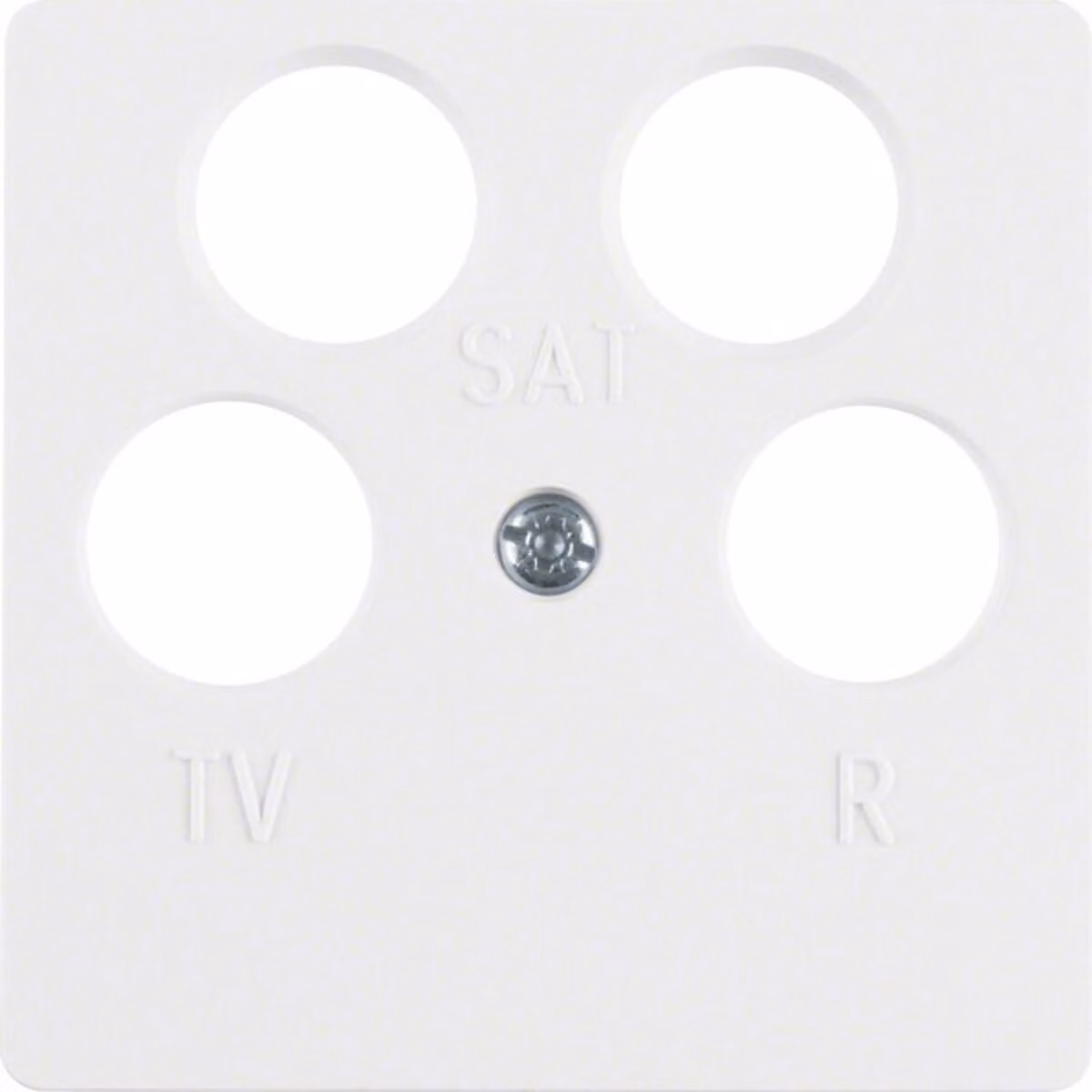 Berker piastra centrale pws f.4foro presa antenna 148409