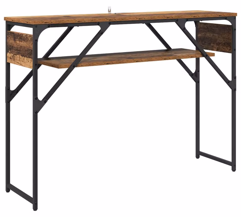 TavoloConsolle Legno vecchio 105x30x75cm Legno multistrato