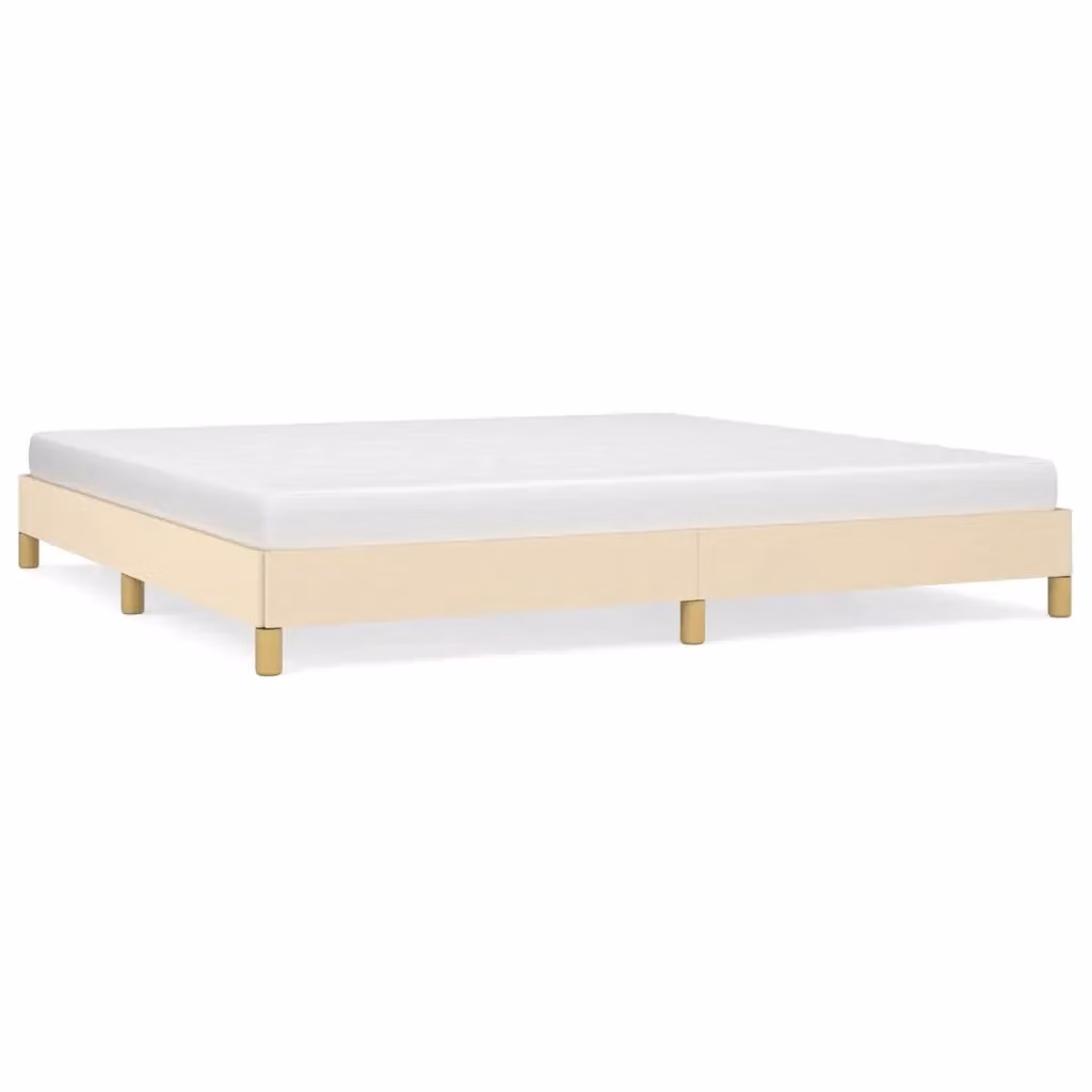 Struttura Letto Design Mania in Tessuto Beige L/P: 200 x 200 cm – 2