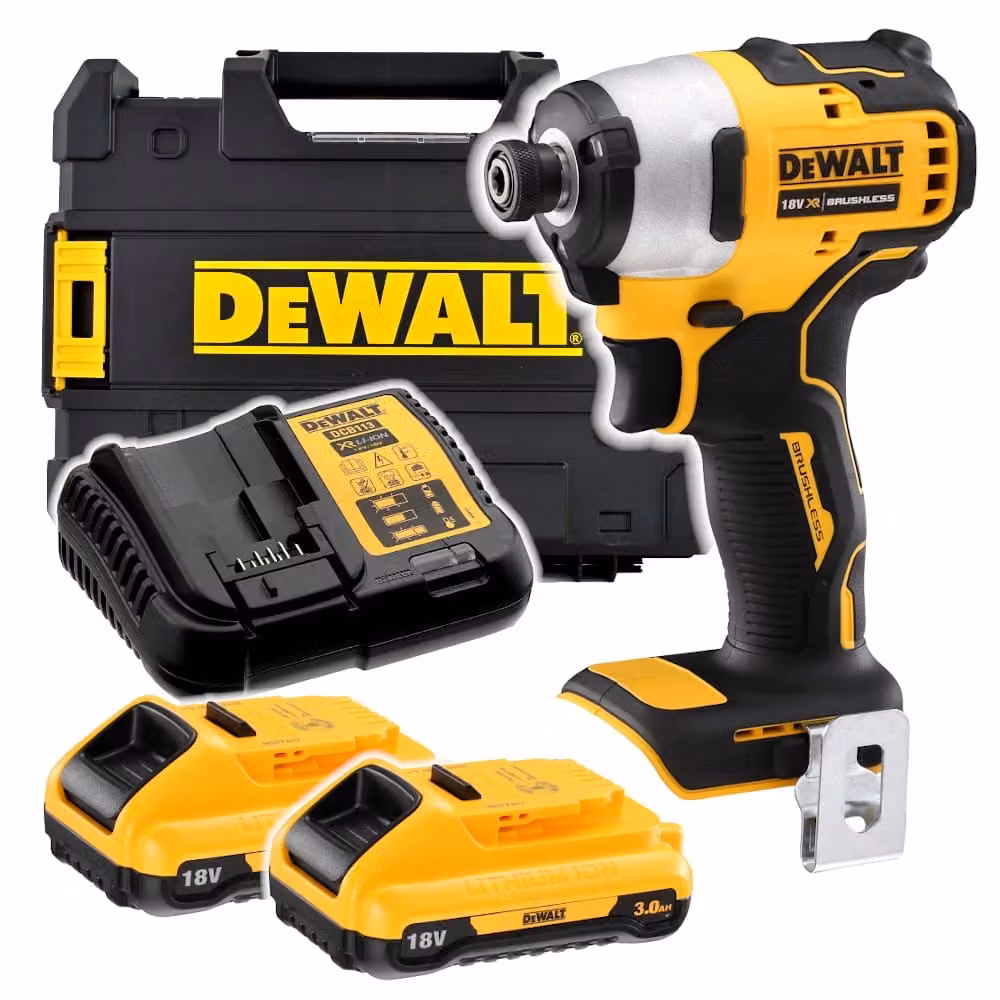 Avvitatore a impulsi DeWalt DCF809L2T 1/4" 18 Volt (cassa TSTAK 2x3,0Ah) 170Nm,
