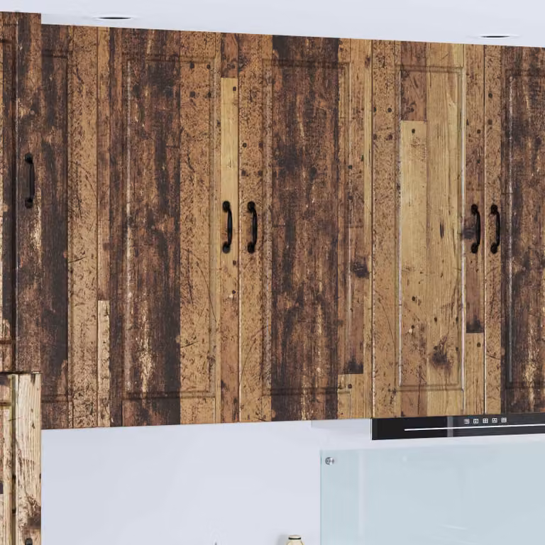 Armadietto a muro vidaXL PORTO in legno vecchio marrone L: 40 cm, P: 31 cm, H: 100 cm