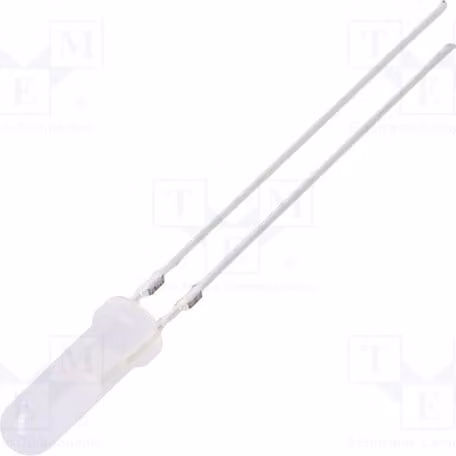 2 LED, 100-150 mcd, senza limitatore, modello OSY5RU6CF2A, diodi LED a montaggio superficiale (SMD), gialli, 3 mm, angolo di visione 150°