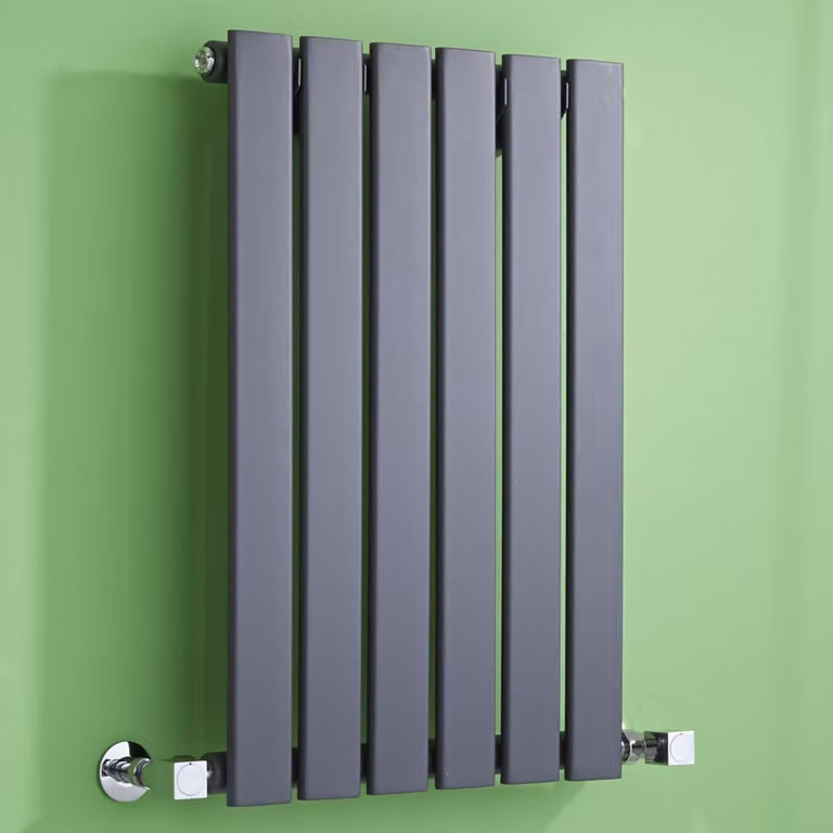 Radiatore Orizzontale di Design Antracite - 635 x 420mm - 300W - Delta