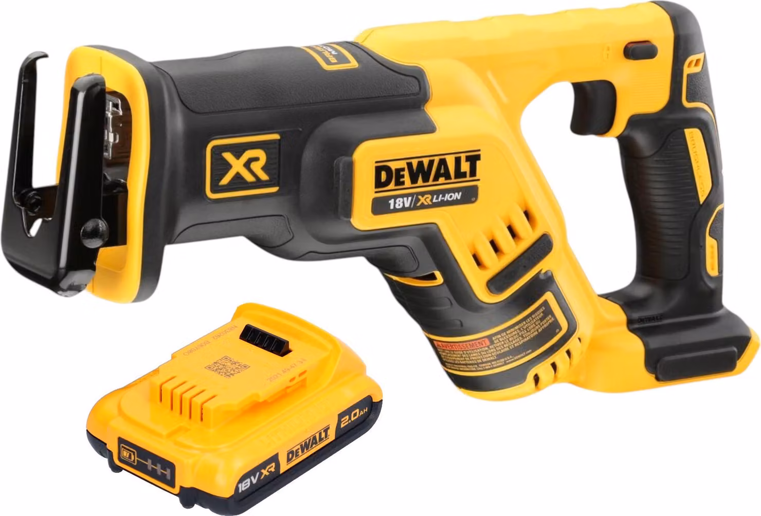 Sega a gattoparo a batteria DeWalt DCS 367 N 18 V Brushless + 1x batteria 2,0 Ah - senza caricabatteria