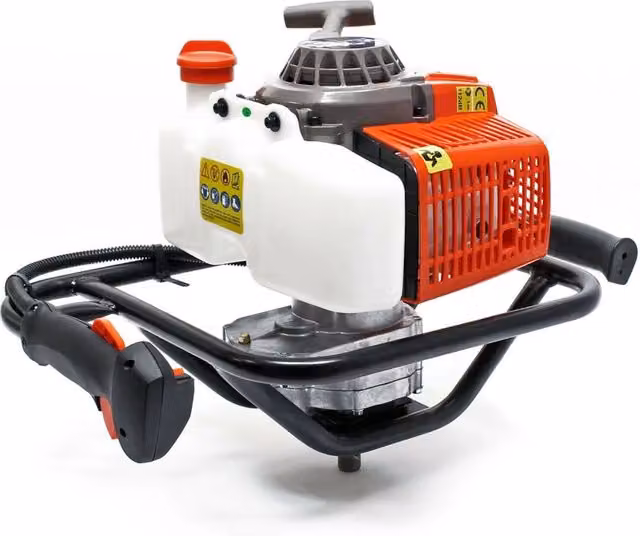 Trivella a benzina da 3 CV 2,2 k watt trapano motorizzato per perforazione di terreno materiali e legno 16_0001561