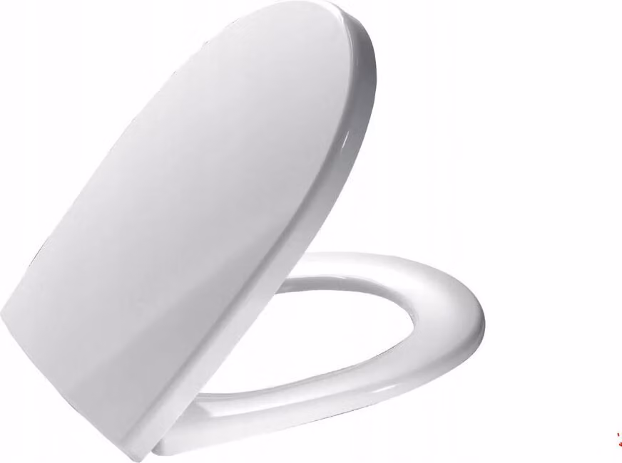 Sedile WC Ramm compatibile con Ideal Standard Inga, bianco, chiusura ammortizzata