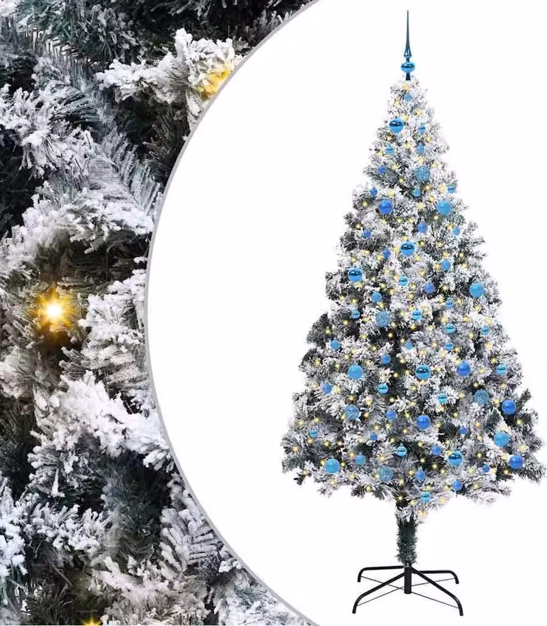 Albero di Natale artificiale con 300 LED Bianco 240 cm