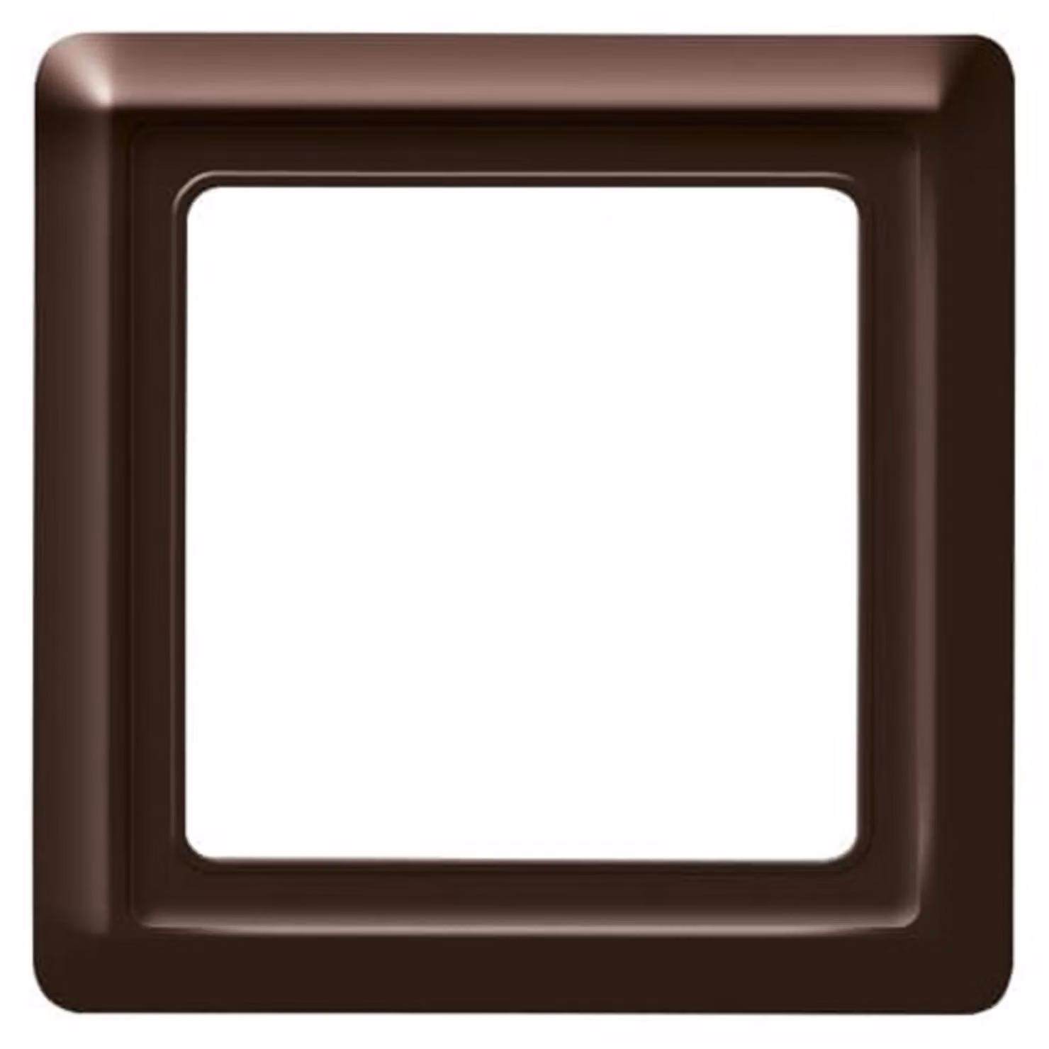 Cornice Busch-Jaeger a 1 presa marrone, da incasso, per tutte le stagioni 2101-31