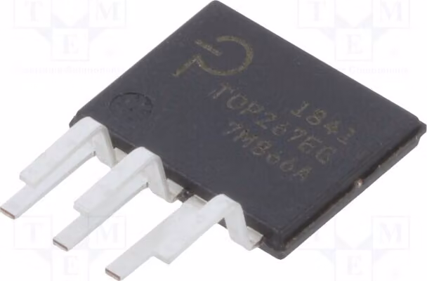 1x eSIP-7C, 59,4÷145 kHz, alimentatore AC/DC, SMPS, 3,1 Ω, TOP267EG, regolatore di tensione - circuiti PWM