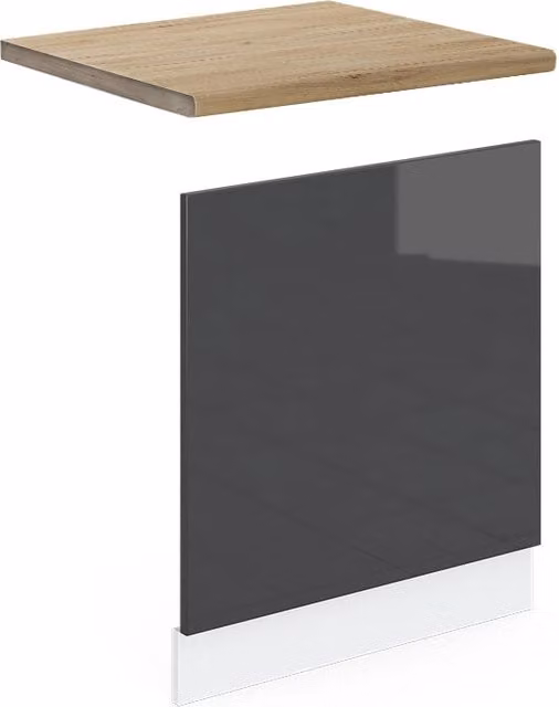 Pannello frontale R-Line Vicco Antracite lucido e Bianco, Larghezza: 60 cm – 1