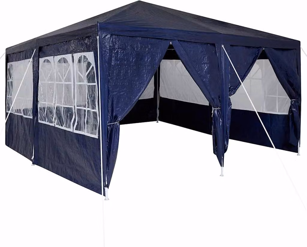 Tenda Party Blu 400 x 400 x 266 cm Polietilene