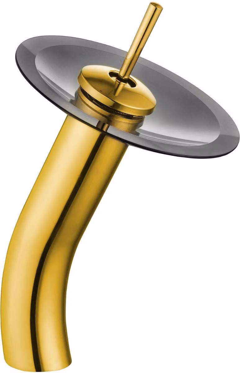 Mexen Niagara miscelatore lavabo alto, dorato - 745610-57