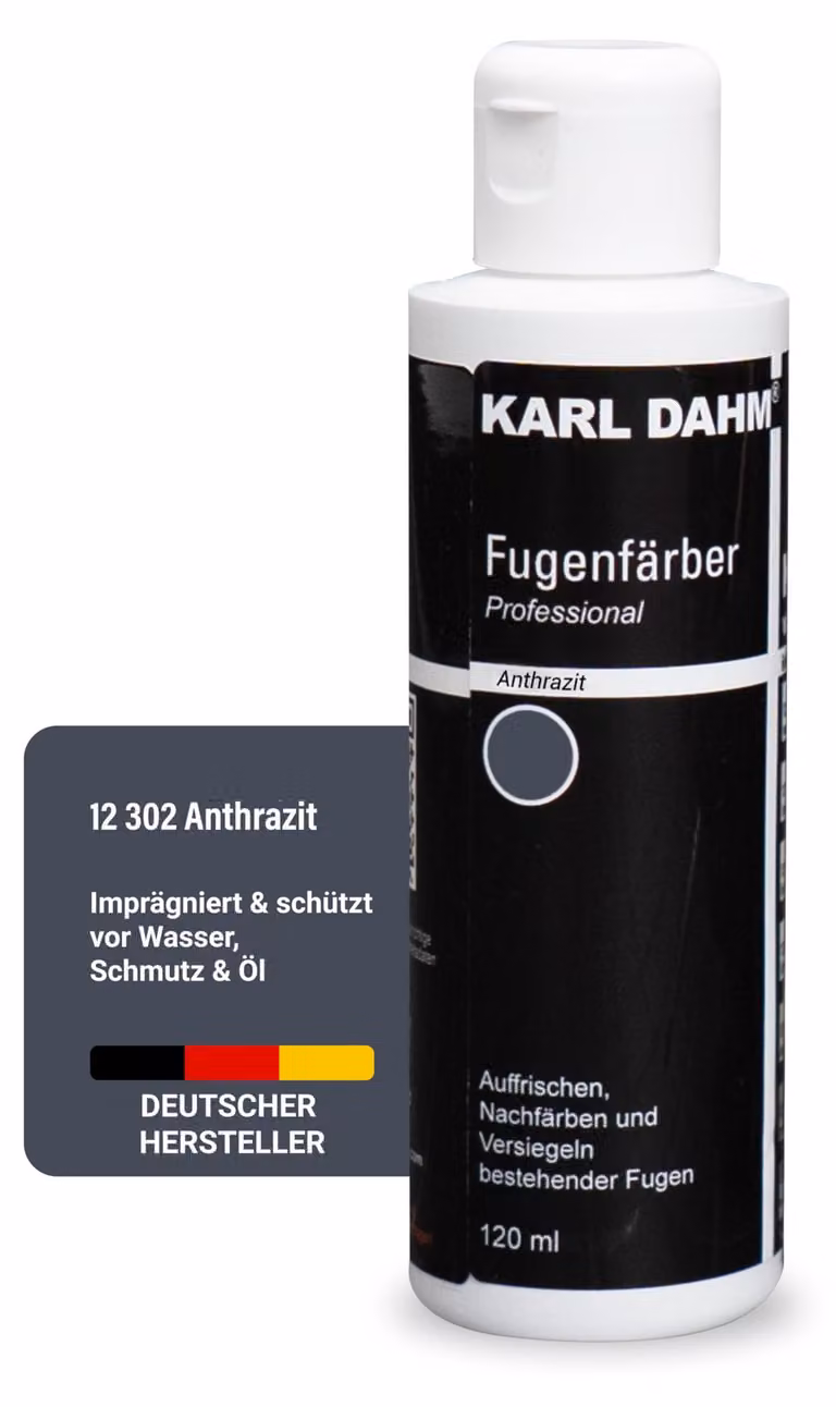 Pittura sigillante color antracite, 120 ml, per la colorazione e la sigillatura delle fughe delle piastrelle