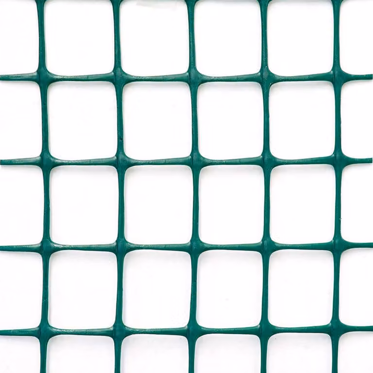 Rete Quadra da Giardino 50mm in Plastica 1x25m Rama Mirror Verde