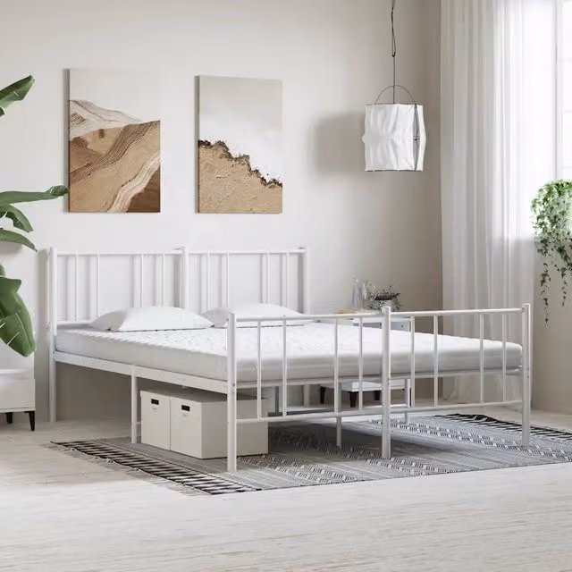 Materasso in schiuma comfort foam vidaXL bianco L: 180 cm, P: 220 cm