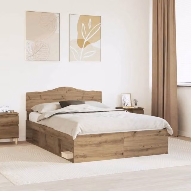Struttura del letto Rovere Artigianale 150 x 200 cm 3412888