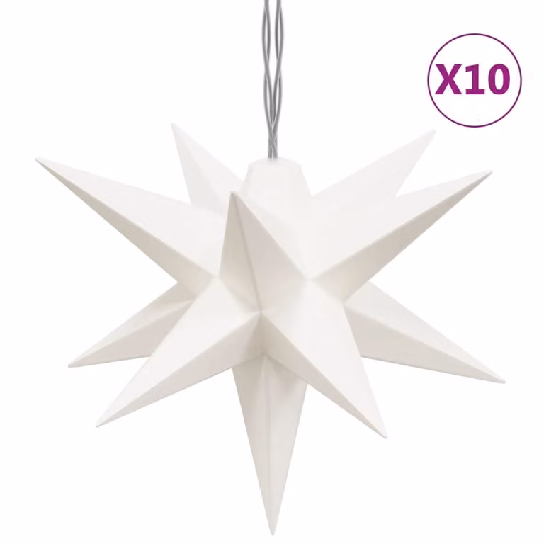 Luci di Natale 10 LED Bianche 10 cm