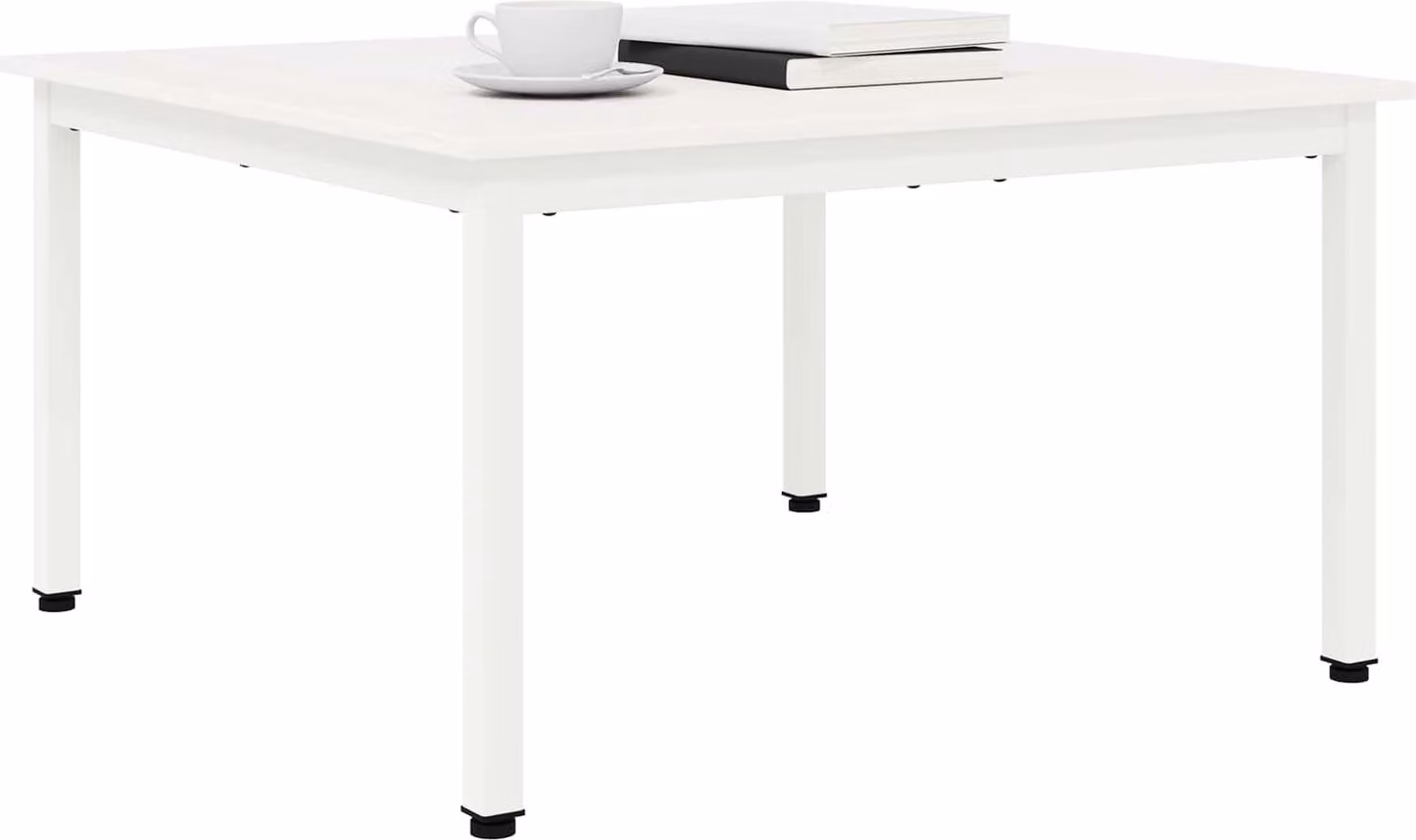 SYFAX™ Tavolino da salotto Bianco 80 x 80 x 45 cm Pino massello