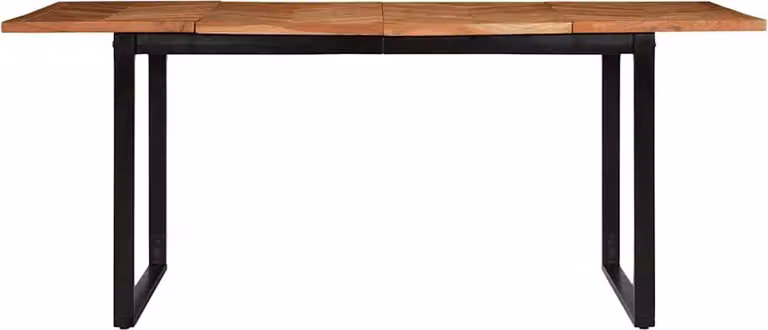 Tavolo da Pranzo 180x90x75 cm in Legno Massello di Acacia