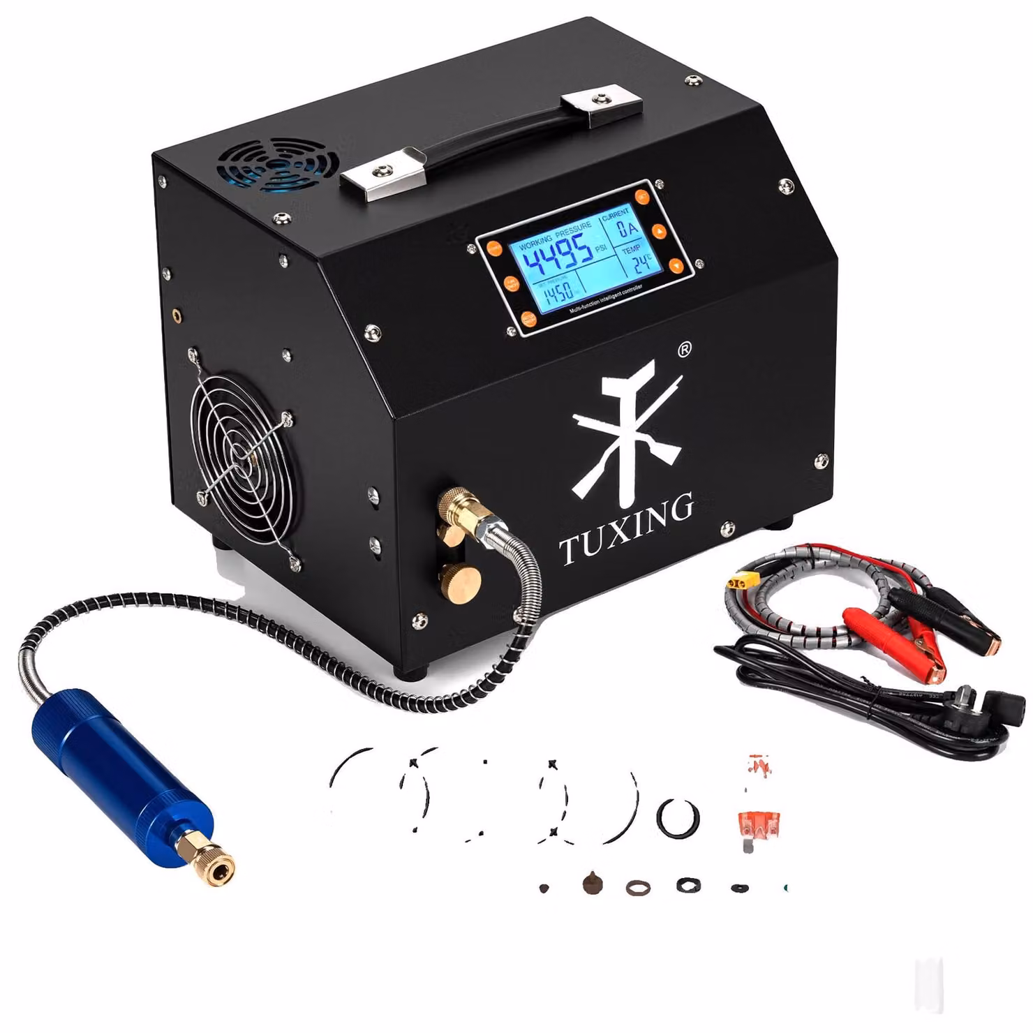 Compressore d'aria, design portatile, spegnimento automatico, 220V