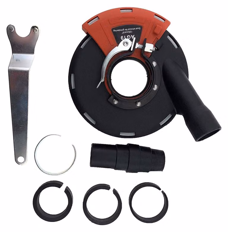 PRODIAMANT Cappuccio aspirante per mole diamantate da 125 mm per smerigliatrici angolari (anche