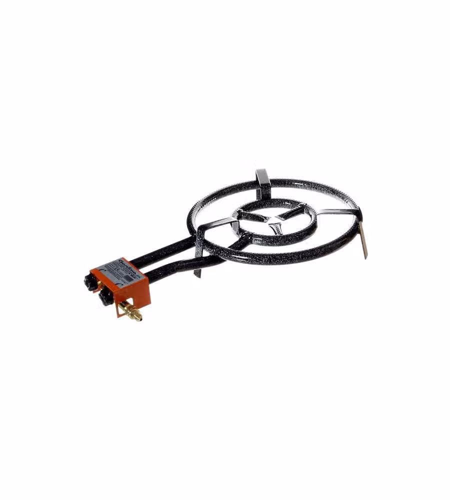 Bruciatore a gas per paellera Garcima in acciaio smaltato nero, diametro 50 cm