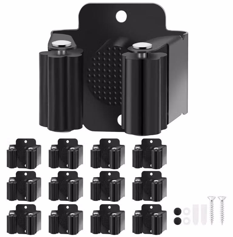 Supporto a parete per scope e altri utensili - Organizer per utensili da 12 pezzi