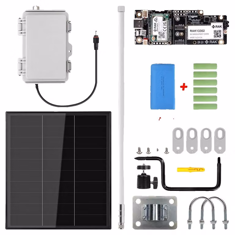 Nodi LoRa, alimentazione a energia solare, design impermeabile, frequenza 868 MHz