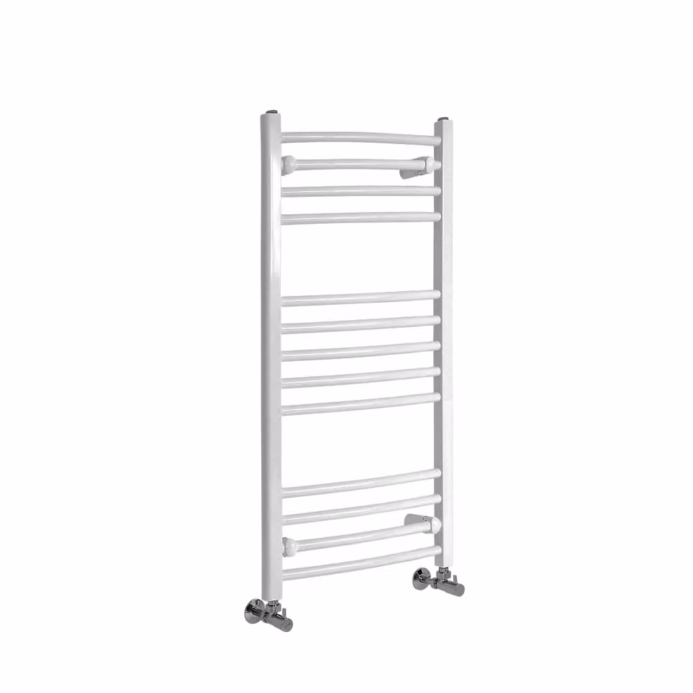Scaldasalviette di Design Bianco - Termoarredo Bagno Curvo - 390W - Ive