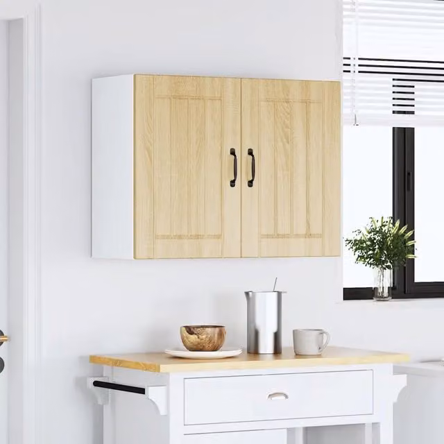 Pensile da Cucina-Mobile Cucina da Parete Lucca Rovere Sonoma in Legno Multistrato 435946