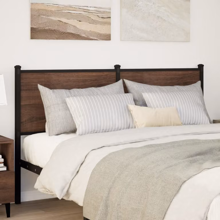 vidaXL Testiera di Ricambio Rovere Marrone 140 cm Legno Multistrato