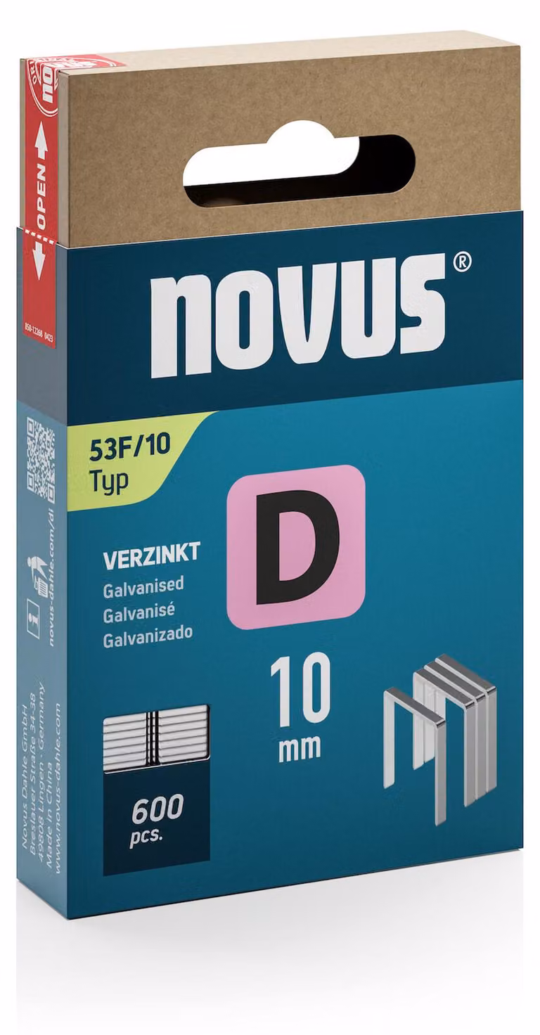 Graffetta Novus con filo sottile A 53/8 mm (800 pezzi)