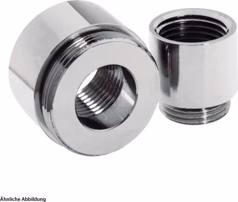 Adattatore/Raccordo LAPP da M16x1,5 a 1/2 pollice x 1,814, in ottone (CuZn) nichelato, colore argento - 1 pezzo