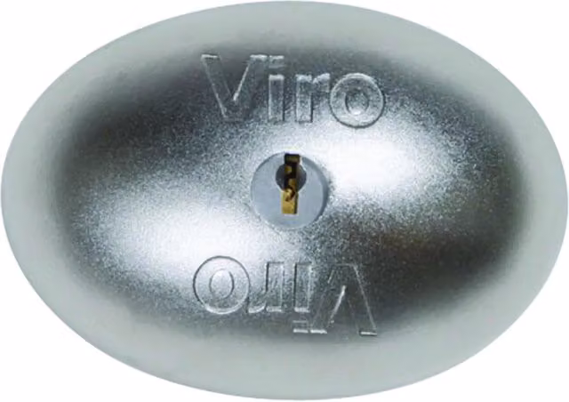 Lucchetto per furgoni Viro Van Lock Art. 4222 in acciaio inossidabile colore argento