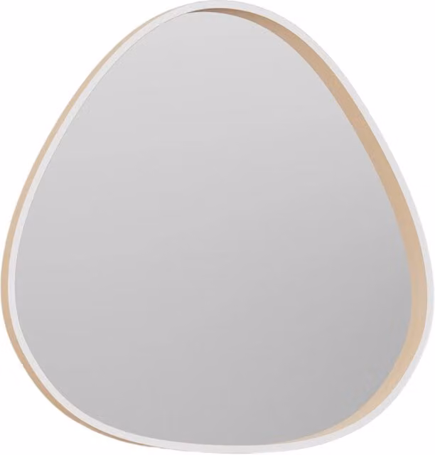 Ecaris A/G Lampada da Parete Specchio con Led 30W+5W CCT 3000K-4000K Dimmerabile, Struttura Alluminio Pesca - Gealuce