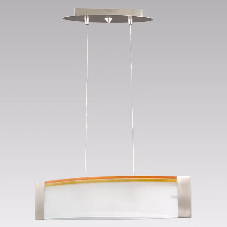 Lampada a sospensione CONTRO 1xR7s/200W, nichel satinato/miele L: 525, H: 1170, dimmerabile