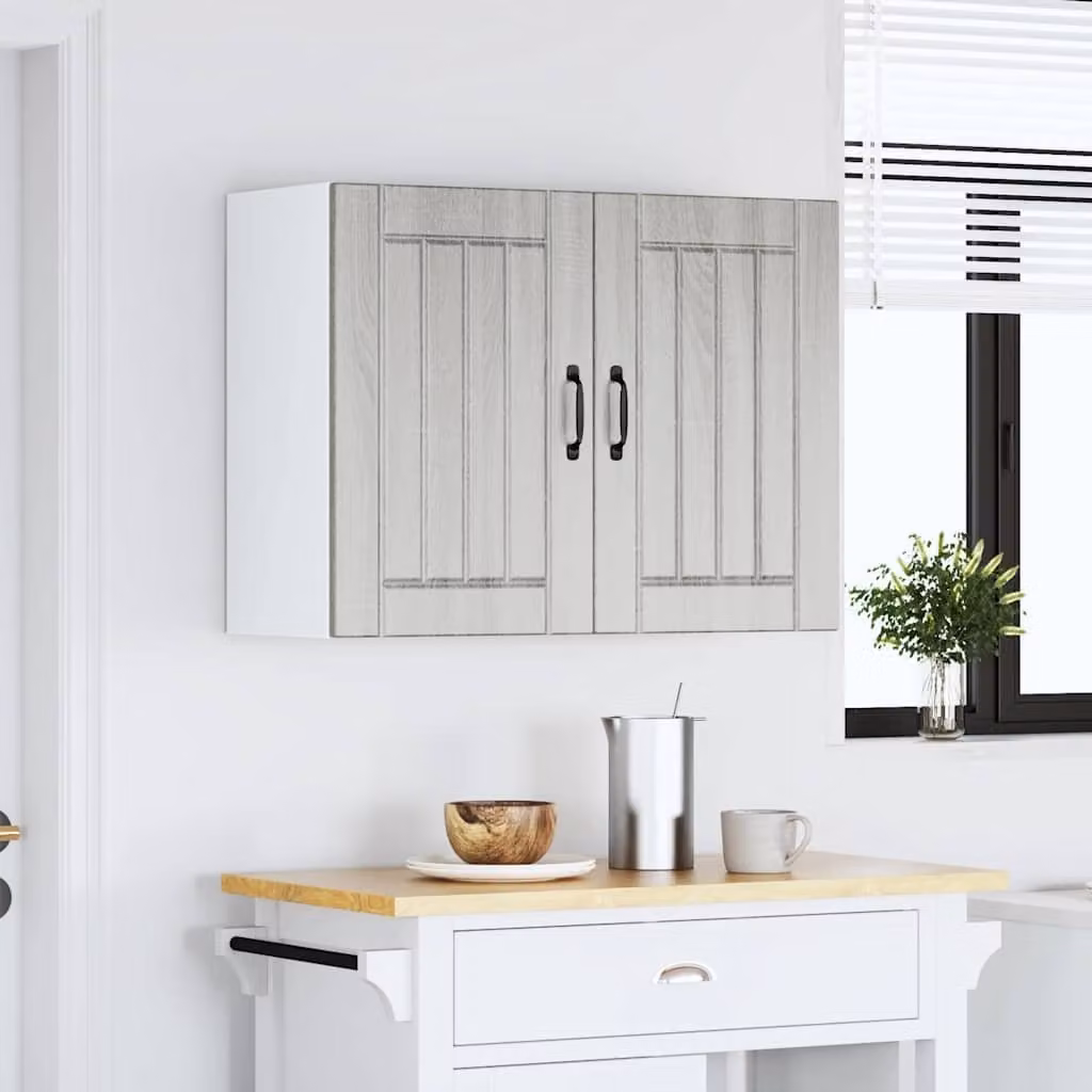 Pensile da Cucina Lucca Grigio Sonoma in Legno Multistrato