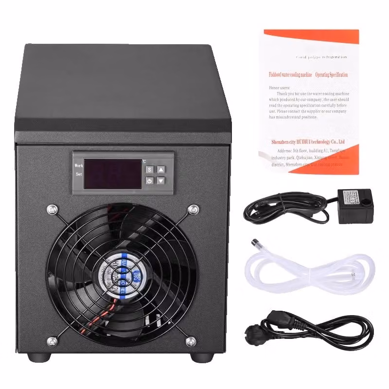 Refrigeratore d'acqua per acquari, controllo preciso della temperatura, funzionamento silenzioso, refrigeratoreSpina UE 220V