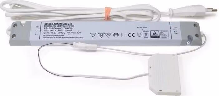 L&S Convertitore LED 230 V 24 V 30 W Distributore a 6 vie - 2000424