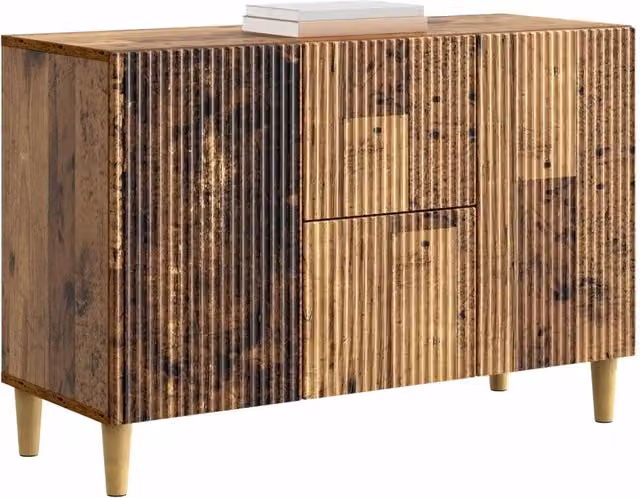 Credenza | Madia | Buffet da pranzo | Armadio da pranzo Legno antico 89 x 34,5 x 60 cm Legno ingegnerizzato