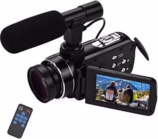 Camcorder Digitale 4K Nero