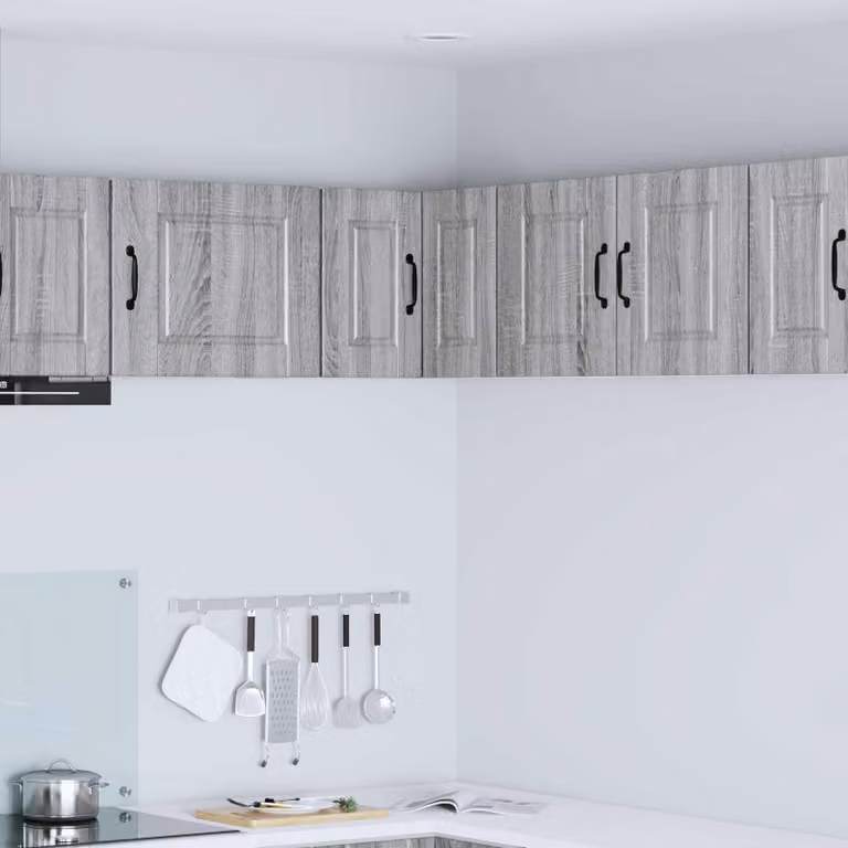 Mobile angolare da parete vidaXL PORTO Grigio Sonoma L/P/H: 57 x 57 x 40 cm
