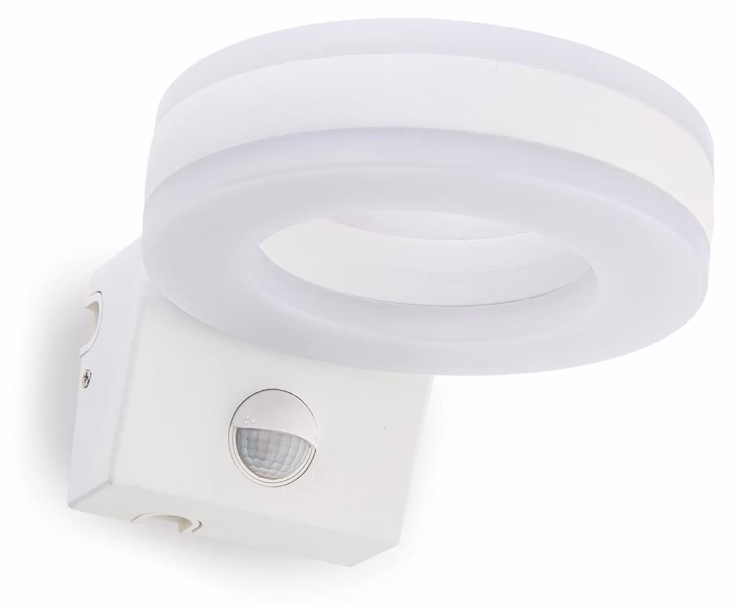 Lampada da parete a LED con sensore di movimento, 20W, 1800 lumen, grado di protezione IP65, colore bianco